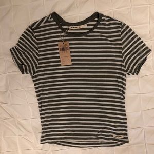 Double agent striped T-shirt